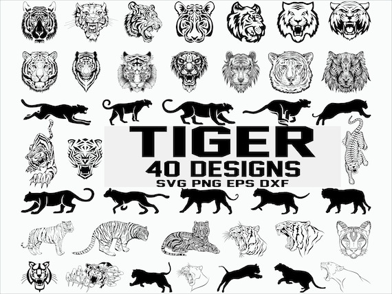 Download Tiger Svg Tiger Head Svg Animal Svg Zoo Svg Tiger Etsy