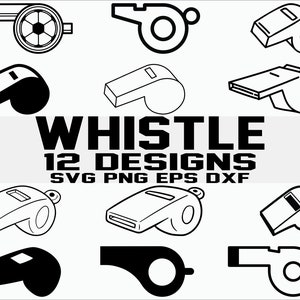 Whistle SVG/ Coach Whistle SVG/ Sports Whistle svg/ Clipart/ Cut Files/ silhouette/ cricut/