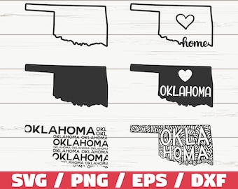 Oklahoma State SVG / Cut File / Cricut / Clip art / Commercial use / Silhouette / Oklahoma SVG / Oklahoma Home Svg / OK Svg
