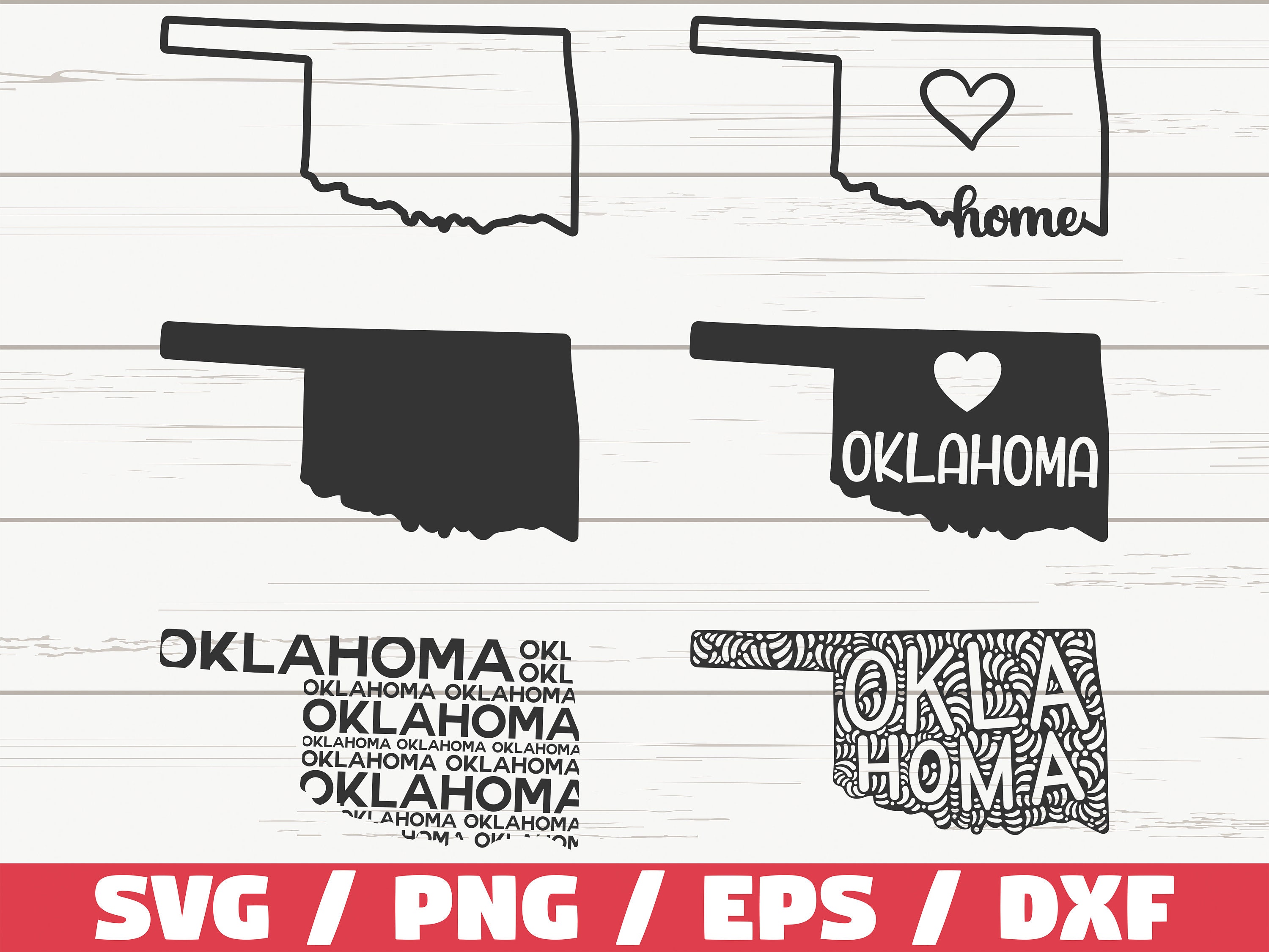 Oklahoma State SVG / Cut File / Cricut / Clip Art / Commercial