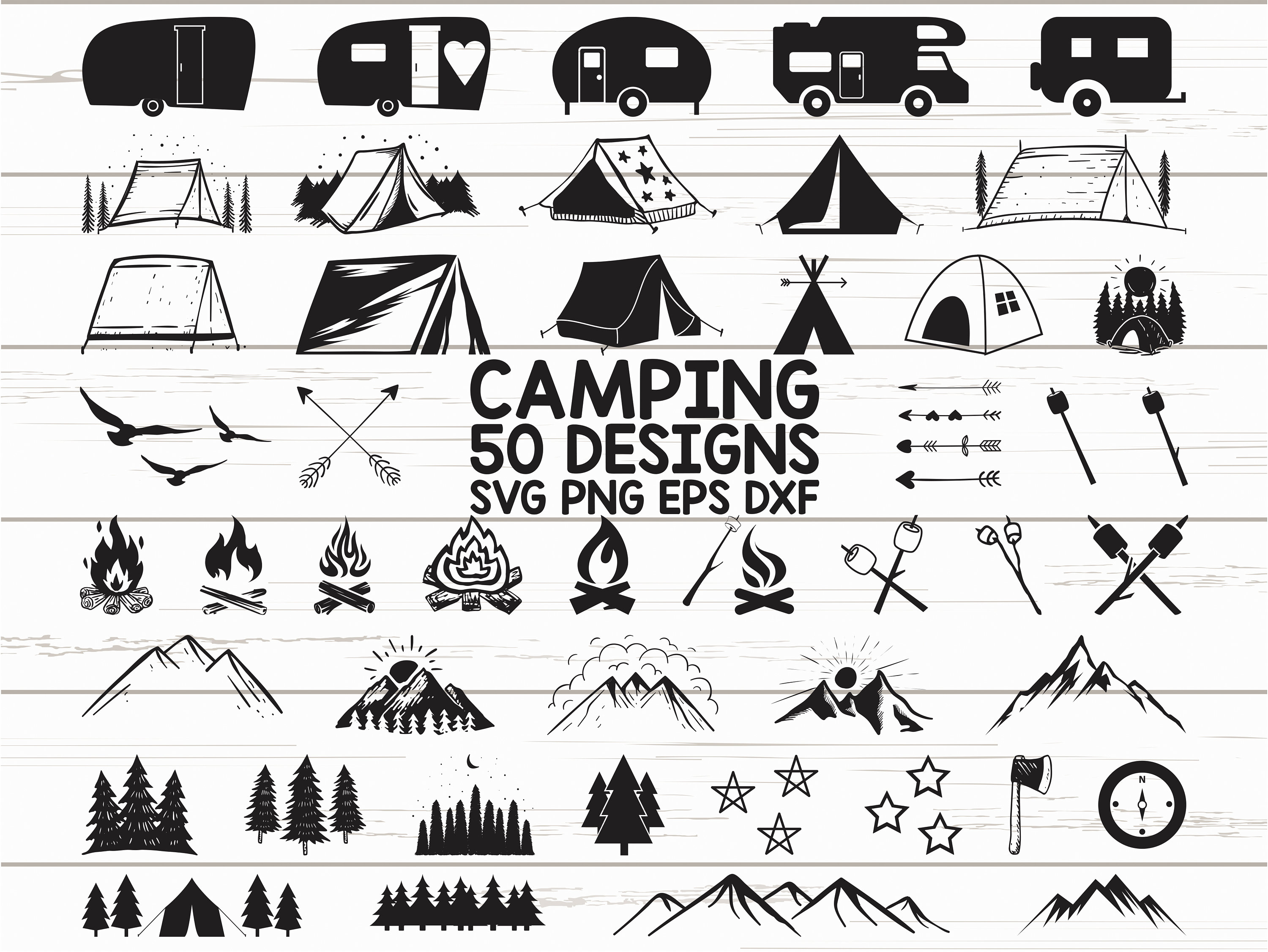 Vacation SVG SVG Cut files for Cricut Silhouette Summer Camp Svg Camping Svg Life is better by the Campfire SVG Png Eps Svg Jpeg Dxf