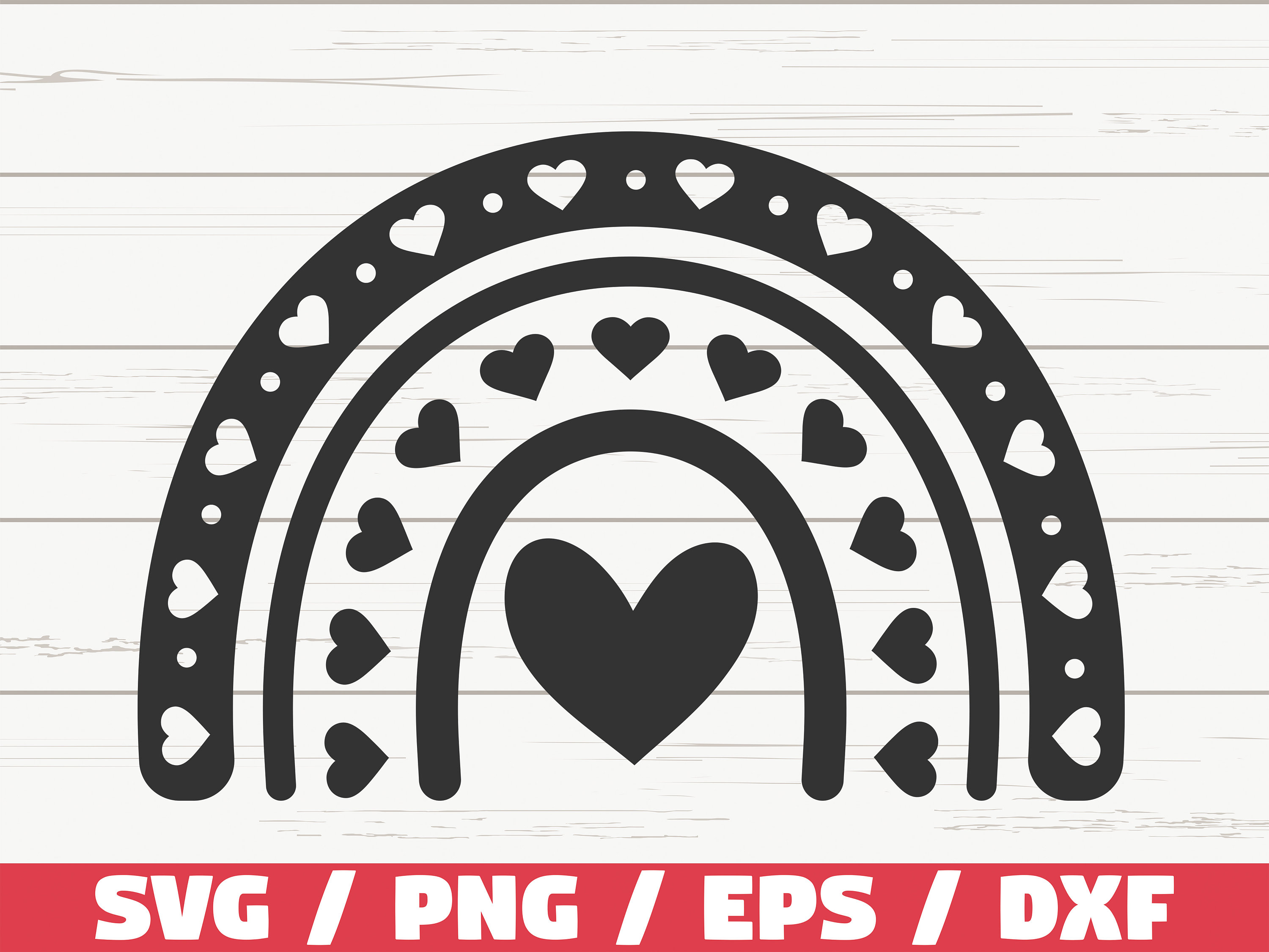 Boho Rainbow SVG / Pastel Rainbow SVG / Cut File / Cricut / Commercial ...