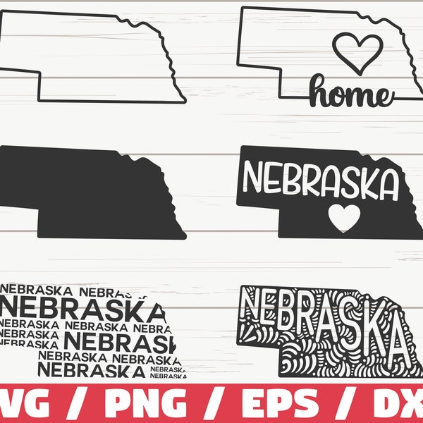 Nebraska State SVG / Cut File / Cricut / Clip art / Commercial use / Silhouette / Nebraska SVG / Nebraska Home Svg / NE Svg