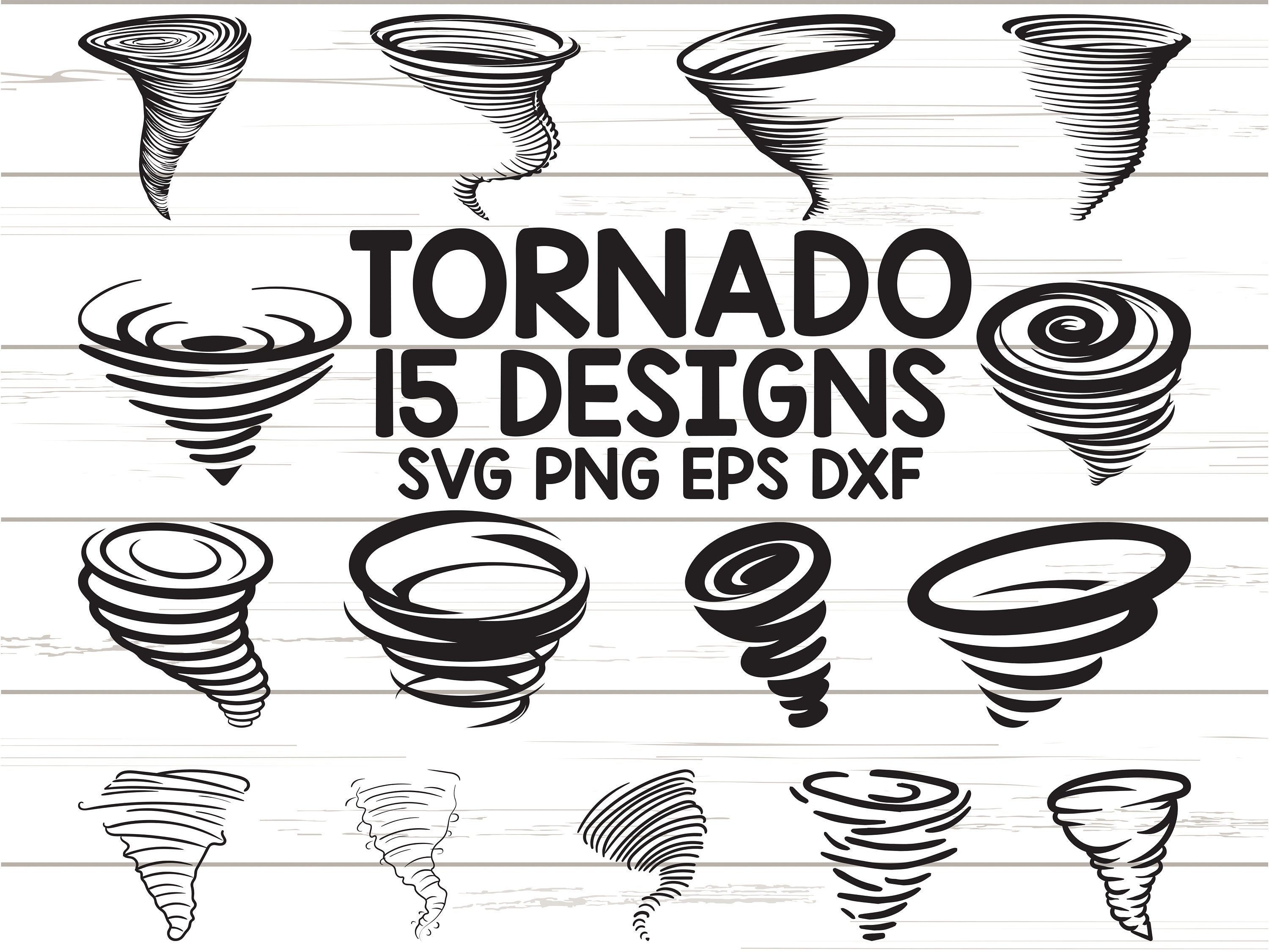 Tornado Svg/ Hurricane Svg/ Typhoon Svg/ Storm Svg/ Clipart/ Decal ...