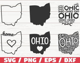 Ohio State SVG / Cut File / Cricut / Clip art / Commercial use / Silhouette / Ohio SVG / Ohio Home Svg / Ohio Outline / OH Svg
