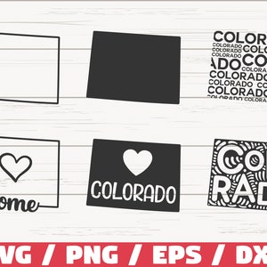 État du Colorado SVG / fichier de coupe / Cricut / clipart / usage commercial / Silhouette / Colorado SVG / Colorado maison / Colorado contour / CO Svg