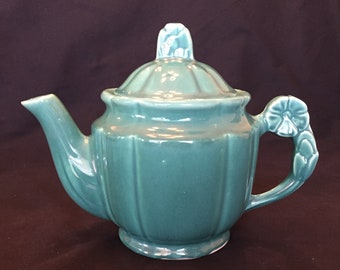 Teal USA Pottery Tea Pot