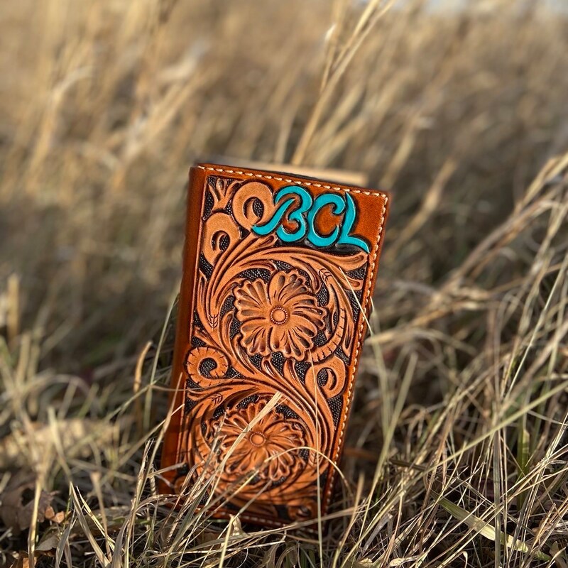 Hand Tooled Wallet - Etsy