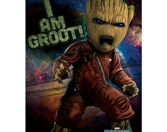 Diamond Painting,I Am Groot ,5D Diamond Painting,Rhinestone Puzzle Picture,Square Drill Diamond Painting,Gift For Kid