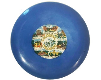 Plato de recuerdo vintage de Colorado