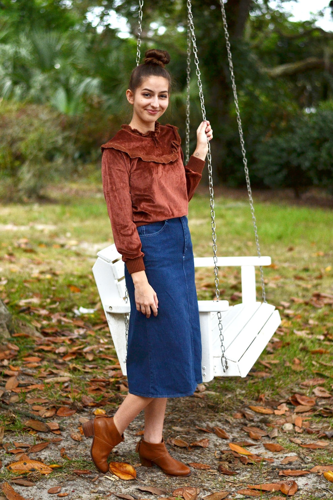 N-Margey Skirt Vintage Blue Wash