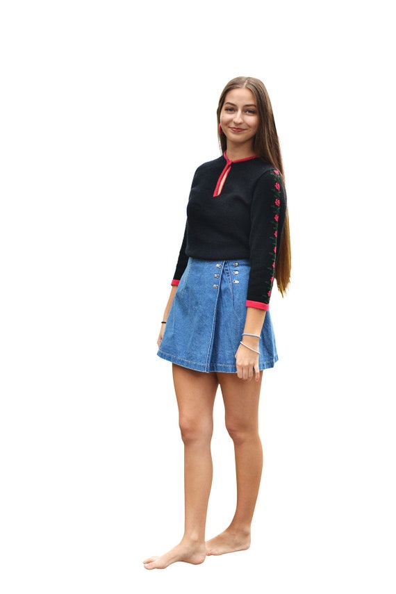 1990s mini skirt