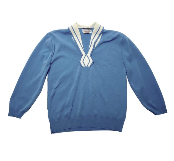 Vintage Blue Sweetest Sailor Super Soft Sweater - image 3