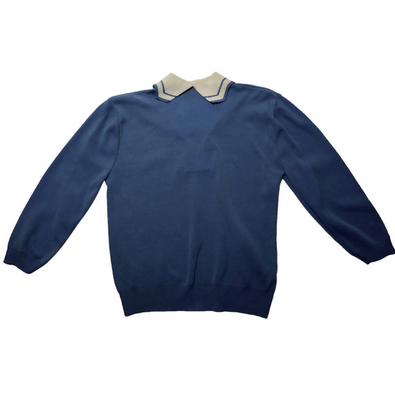 Vintage Blue Sweetest Sailor Super Soft Sweater - image 5