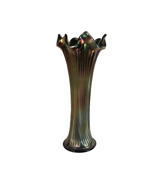 Vintage Fenton Iridescent Carnival Fenton Pink Iridescent Carnival Glass