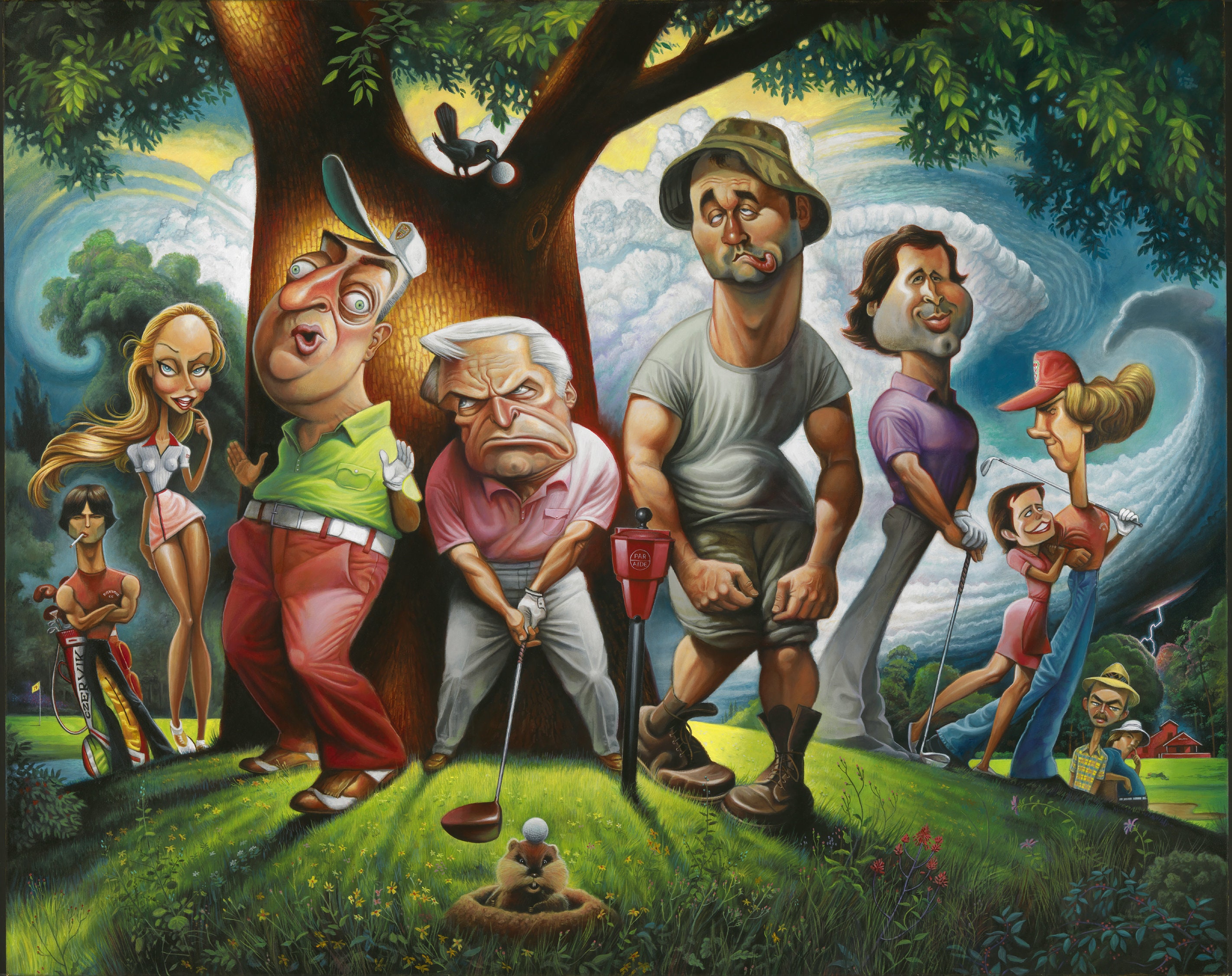 Bushwood. A Tribute to Caddyshack Fine Art Print Etsy