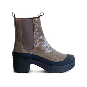 Susie Boot Patent Grey