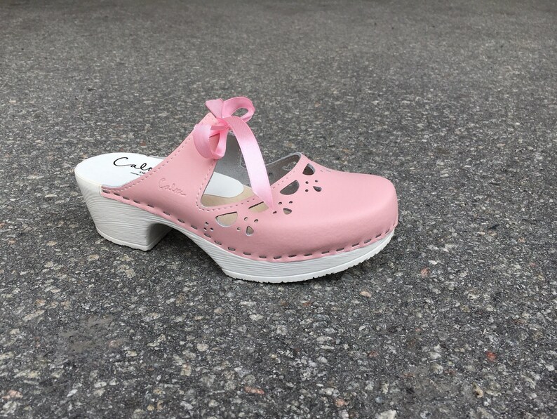 Swedish Clogs Pink Clogs Nursing Clogs Comfortable Summer Etsy