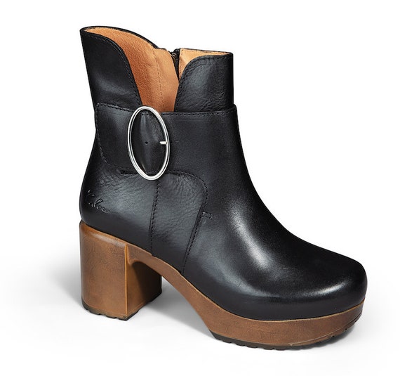 swedish clog boots