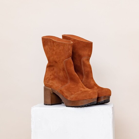 nubuck leather boots womens