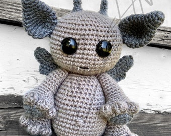 Gatsby the Gargoyle (Crochet PATTERN PDF ONLY)