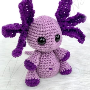 Axolee the Axolotl (Crochet PATTERN PDF ONLY)