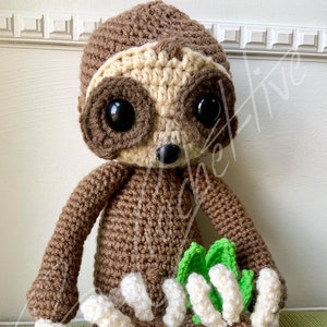 Sage the Sloth (Crochet PATTERN PDF ONLY)