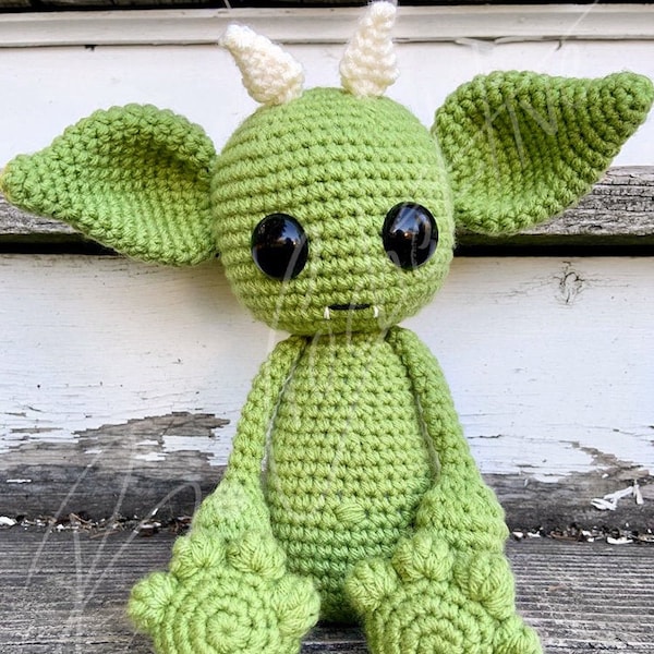 Goober the Goblin (Crochet PATTERN PDF ONLY)