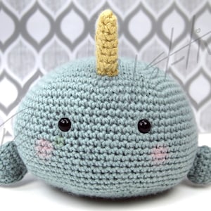 Nico Narwhal an Ad-Orbs Creature (Crochet Pattern PDF ONLY)