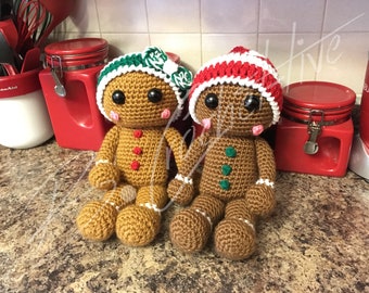 Catch Me Outside Gingerbread Doll (Crochet PATTERN PDF ONLY)