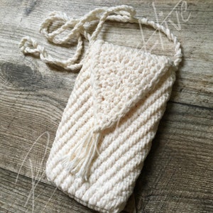 Bolsa de telefone crossbody Twisted Tidings (SOMENTE PDF PADRÃO DE Crochê)
