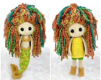 Milah the Mermaid (Crochet PATTERN PDF ONLY)