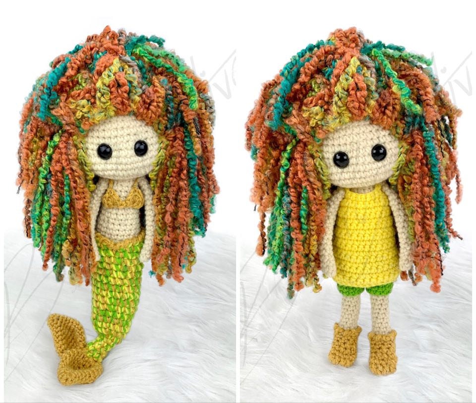 Milah the Mermaid (Crochet PATTERN PDF ONLY)