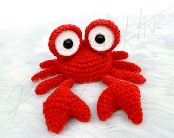 Clawford the Crab (Crochet PATTERN PDF ONLY)
