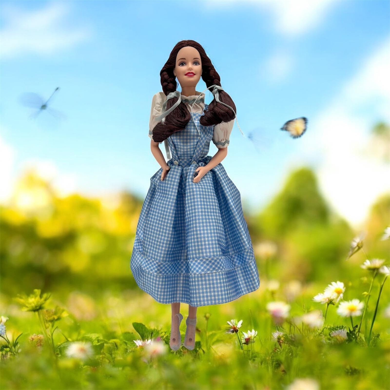 barbie movie blue plaid dress the Moonlit Ocean