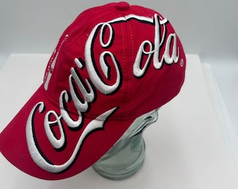 VTG Coca-Cola 125 Years Anniversary Red Embroidered Baseball Cap CPC-Caps Cotton