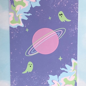 Space Ghoulies Impression ou Carte postale 6x9 Cardstock