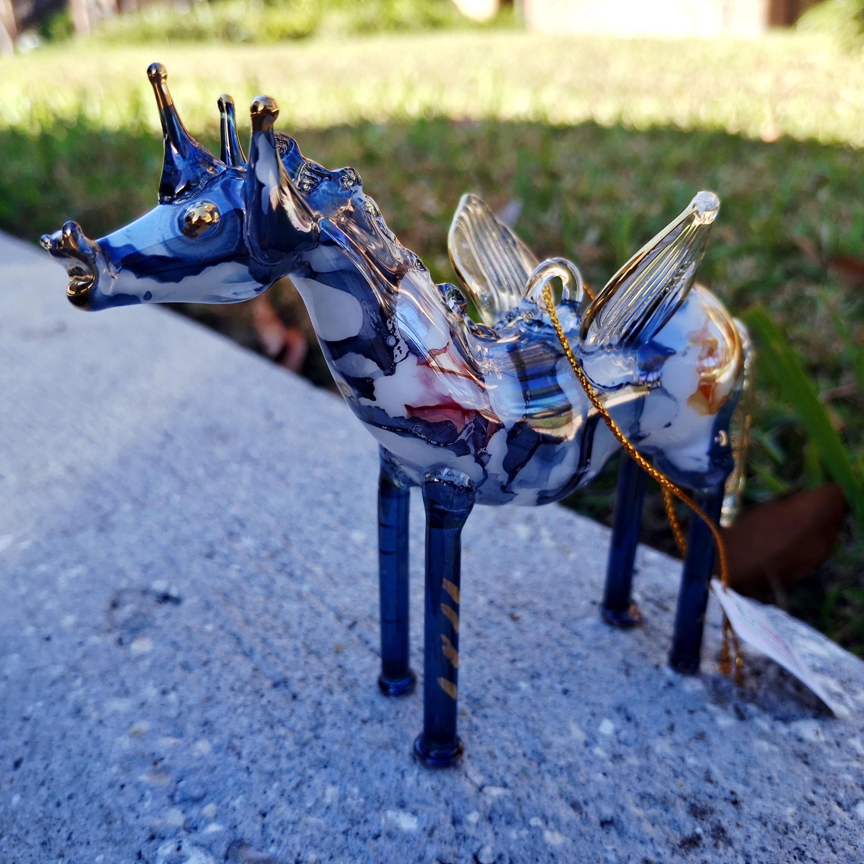 Glass Unicorns - Etsy