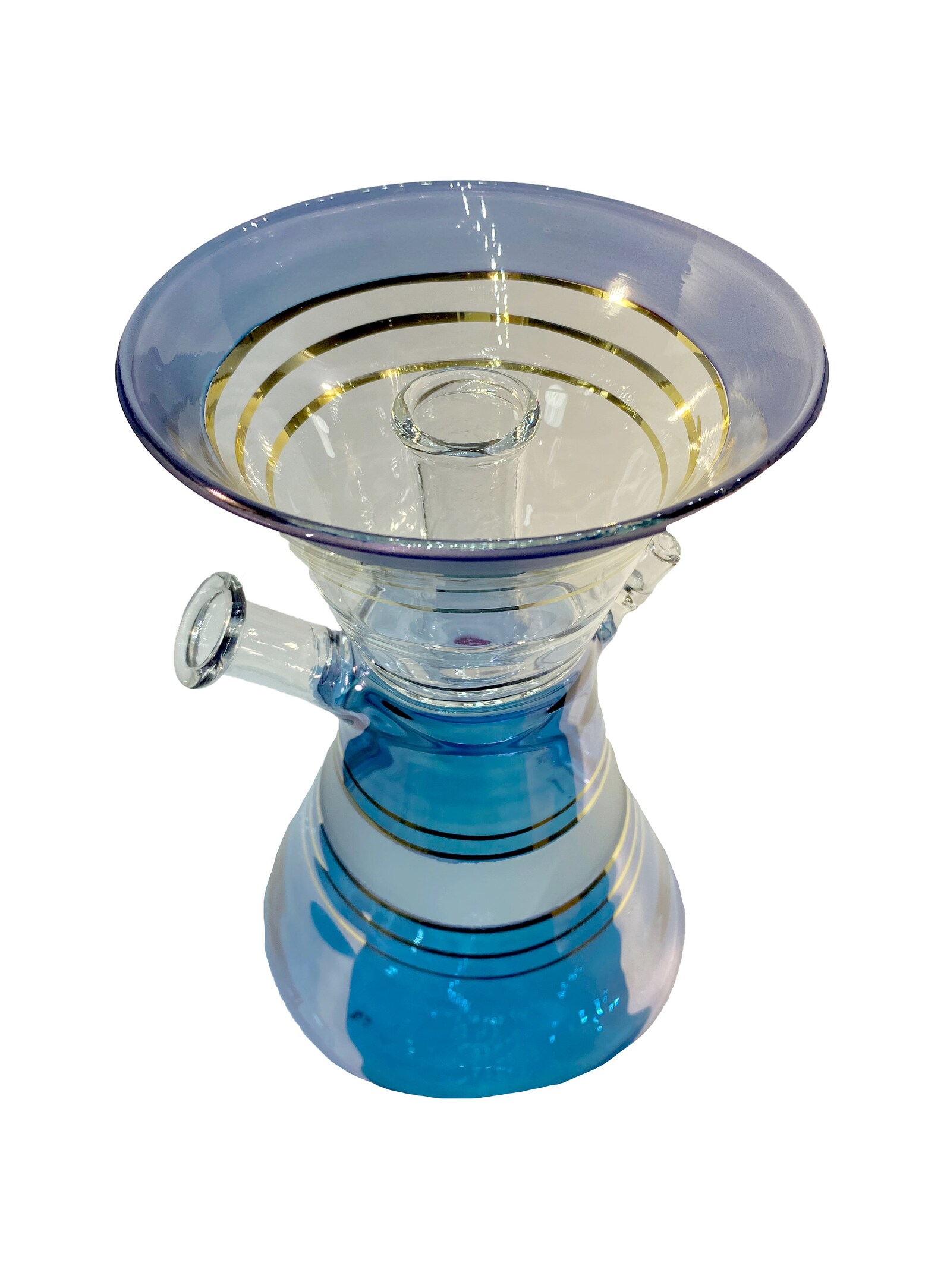 Mouth Blown Glass Ice Bucket Freezing Cooling Hookah Shisha Etsy