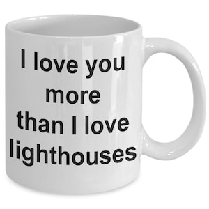 Maine lighthouse coffee cup - gift mug for light house collectors