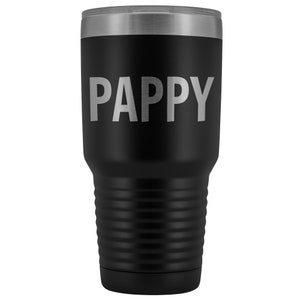 Gift for him Pappy Tumbler Stainless Steel Travel Mug for Father&#39;s Day 30 oz