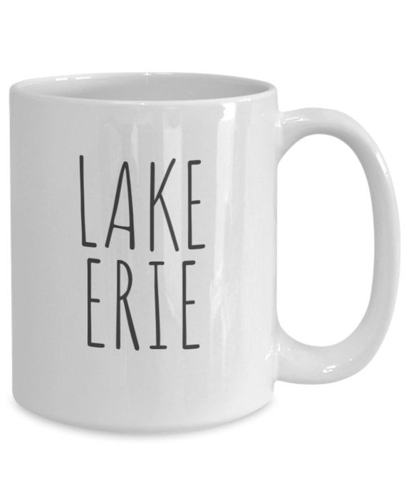 Lake Erie Coffee Mug Gift Cup Great Lakes Etsy