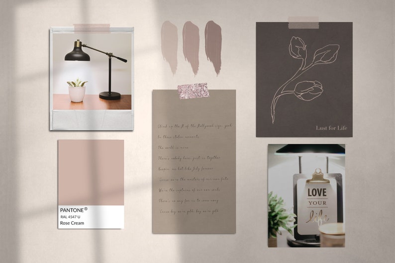 Download Mood Board Mock Up PSD Scene Creator Kit Mock Up Bundle | Etsy