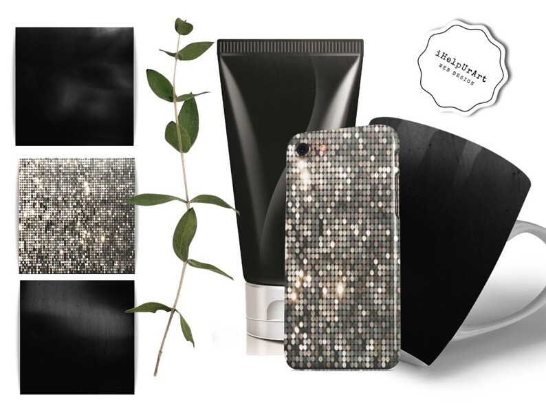 Black metal paper Metallic backround Black foil digital Etsy