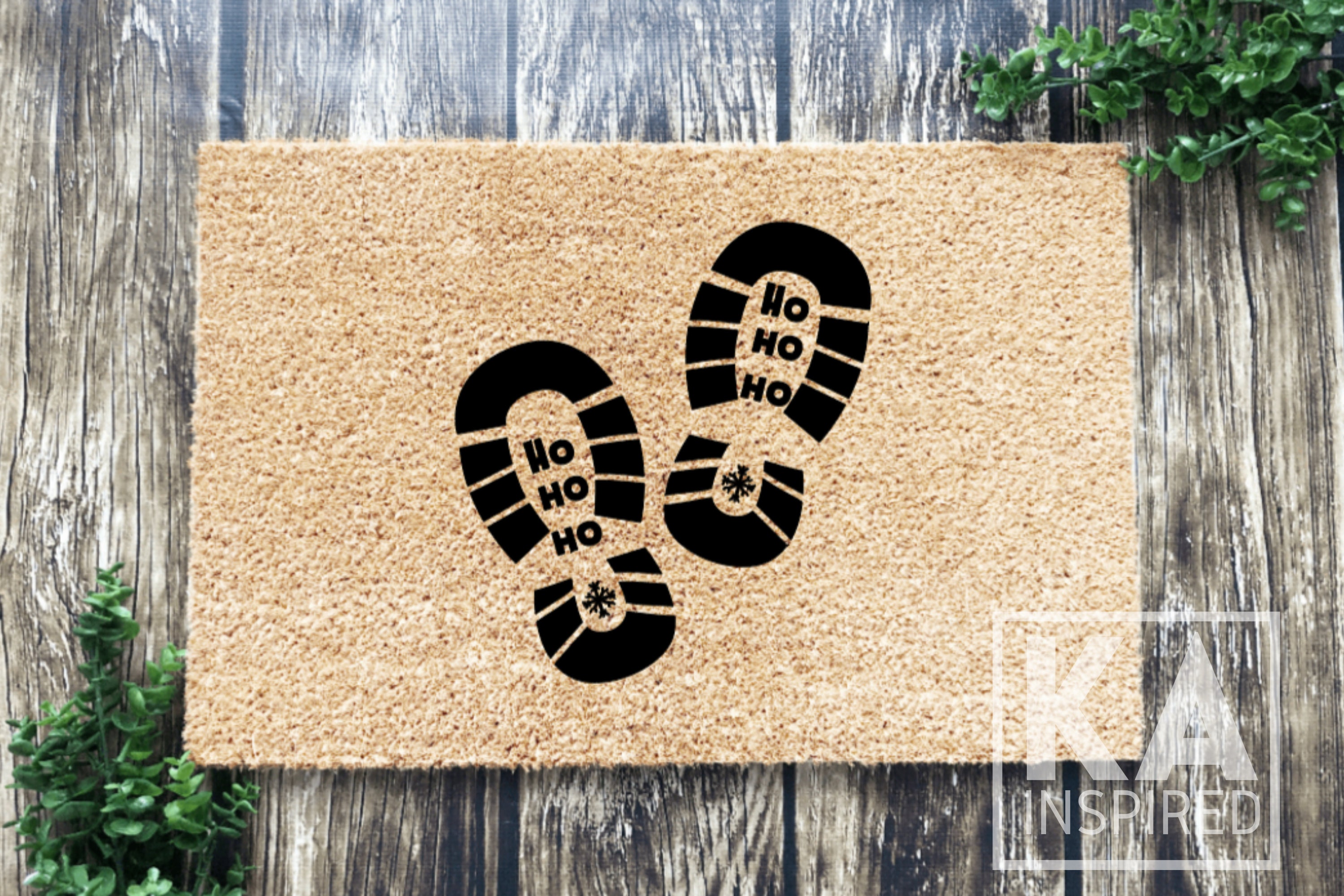 Santa Boots Doormat Santa Decor Christmas Doormat Holiday Etsy UK