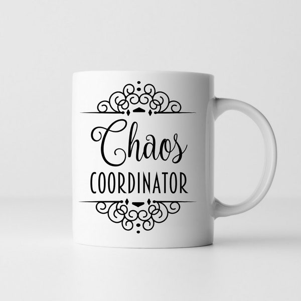 Chaos Coordinator svg cut file for cricut or silhouette comes with jpg png and svg