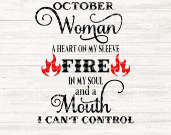 Download October Birthday Svg Etsy