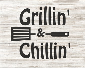 Download Grillin And Chillin Svg Etsy