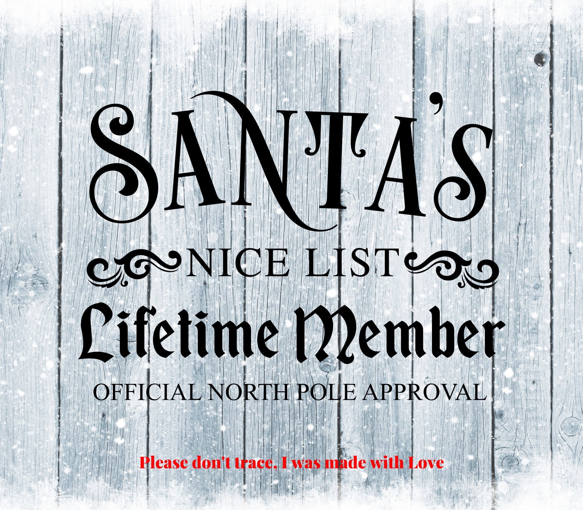 Santa's Nice List Svg Christmas Svg Santa Svg | Etsy