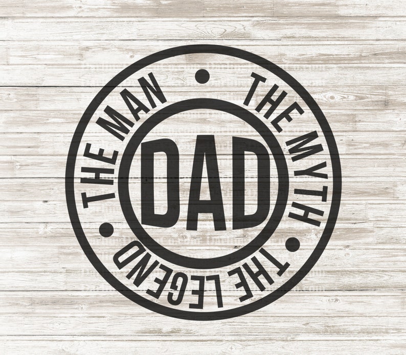 Download Fathers Day svg Dad The Man The Myth The Legend svg Cut | Etsy
